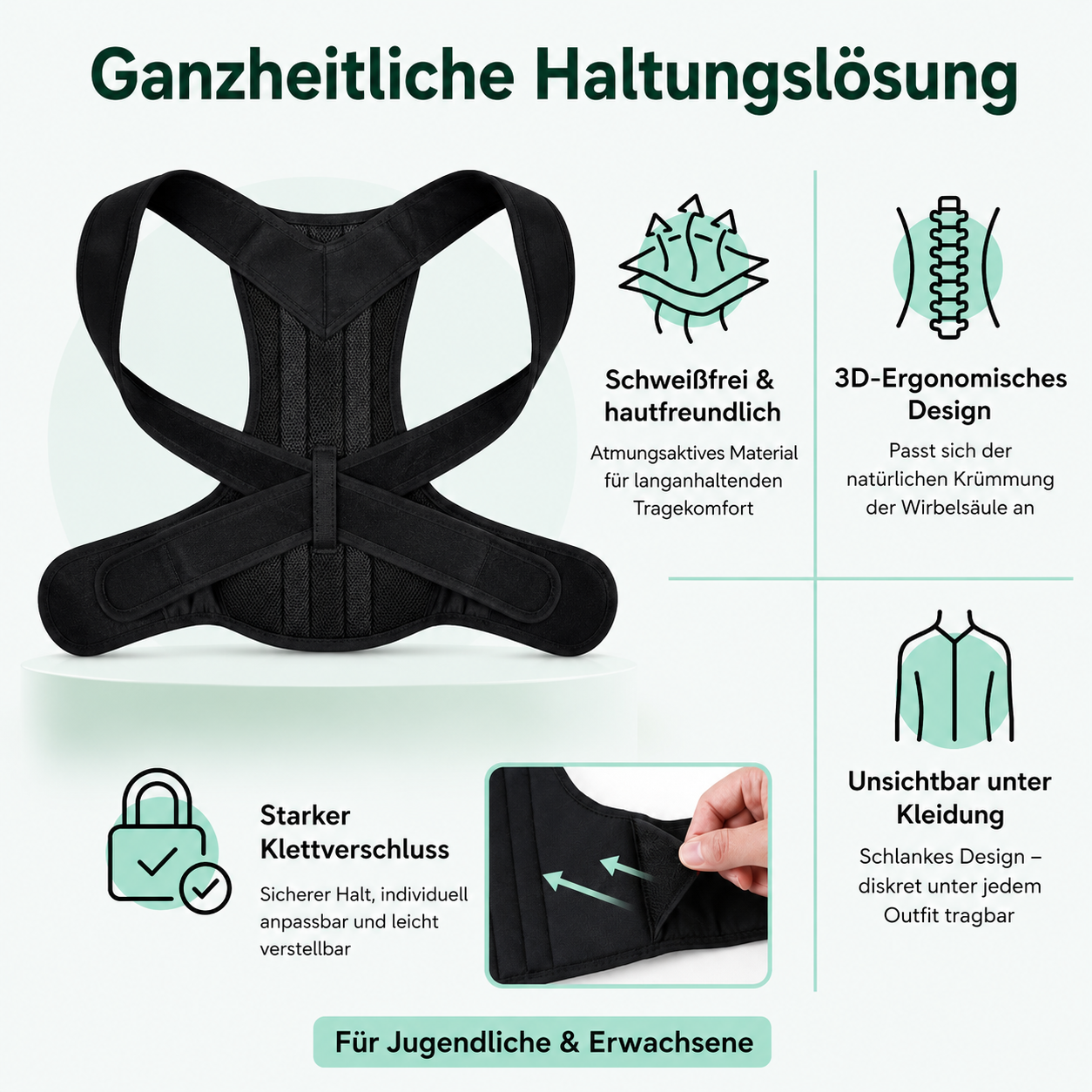 Healtly™ Rückenkorrektur & Haltungsgürtel